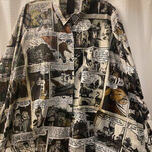 Rundholz Back Label Cotton Oversized Shirt